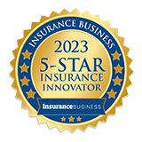 IBNZ 5 Star Insurance Innovators 2023 Medal